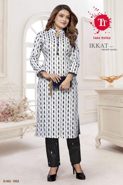 Tara Ikkat Vol-1 – Kurti With Pant - Wholesale Catalog