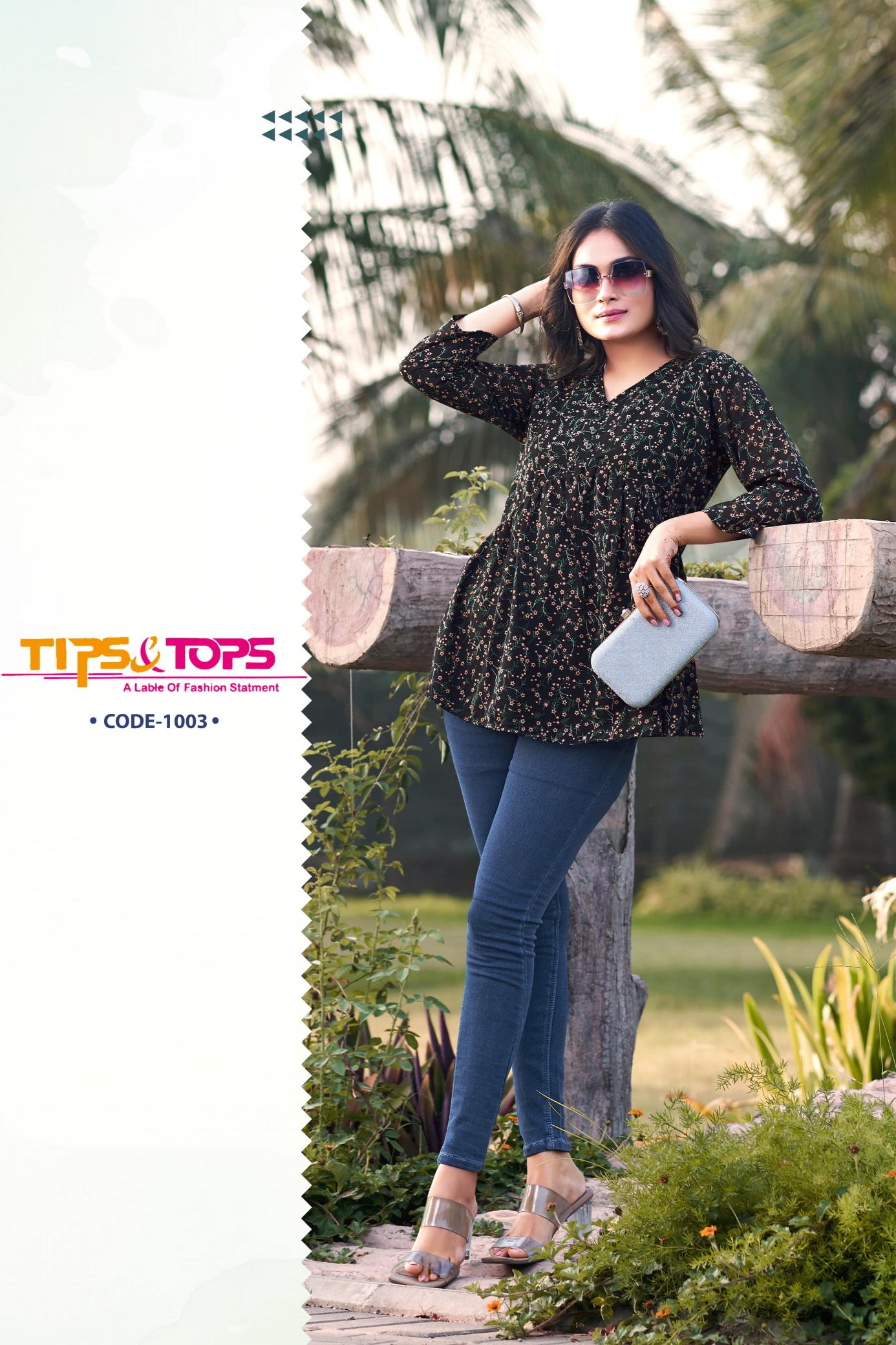 TIPS & TOPS GLAMOUR Vol 02 Kurti Wholesale catalog