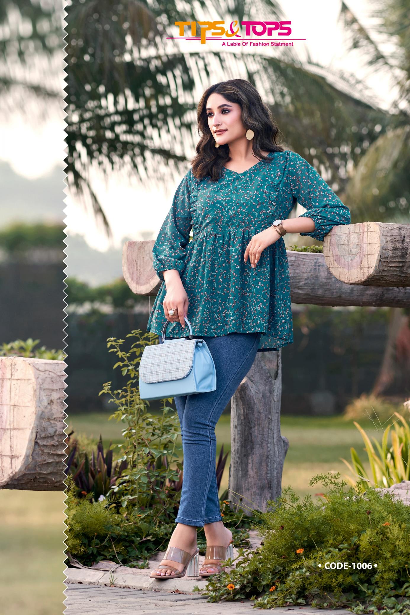 TIPS & TOPS GLAMOUR Vol 02 Kurti Wholesale catalog