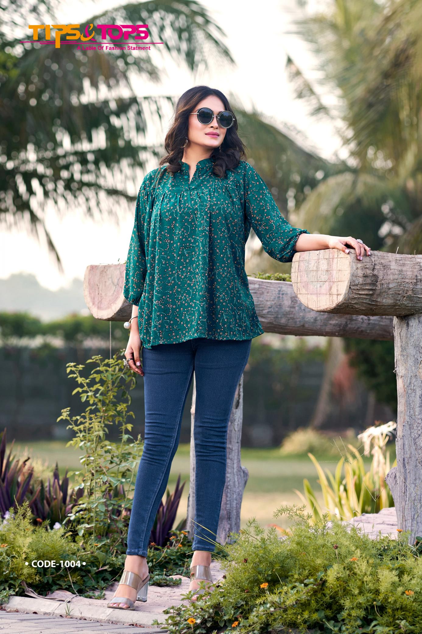 TIPS & TOPS GLAMOUR Vol 02 Kurti Wholesale catalog