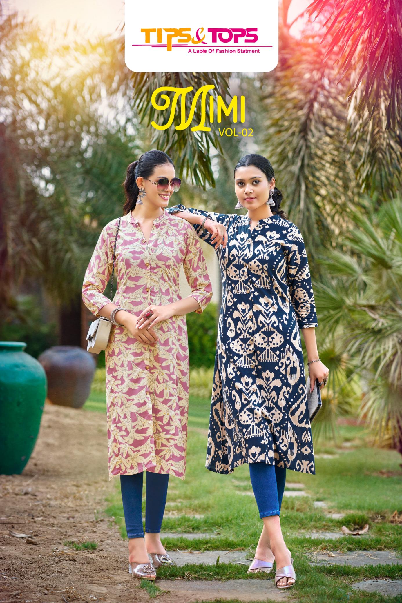 TIPS & TOPS MIMI Vol 02 Kurti Wholesale catalog