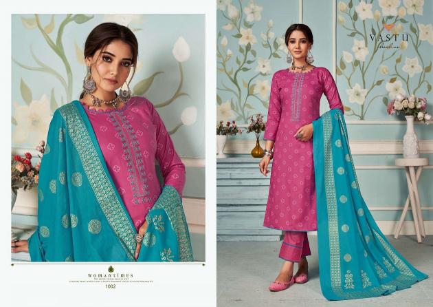 Vastu Elira Vol-1 – Kurti With Lining & Pant Dupatta - Wholesale Catalog