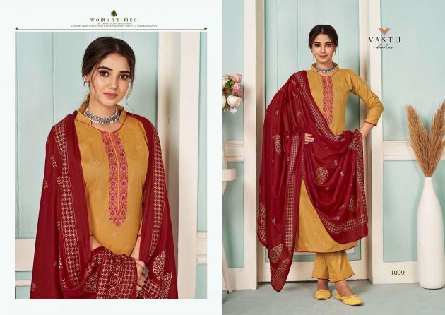 Vastu Elira Vol-1 – Kurti With Lining & Pant Dupatta - Wholesale Catalog