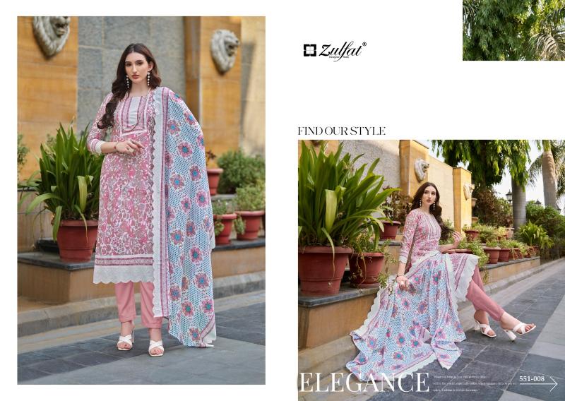 Zulfat Farhana Vol 7 Cotton Printed Dress Material Wholesale catalog