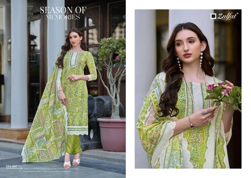 Zulfat Farhana Vol 7 Cotton Printed Dress Material Wholesale catalog