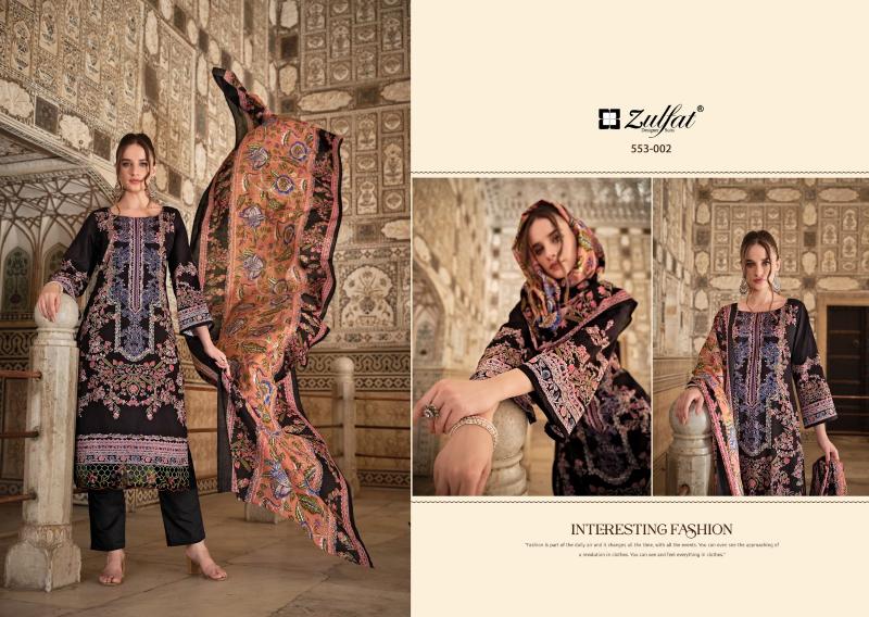 Zulfat Gulrez Vol 2 Cotton Designer Dress Material Wholesale catalog