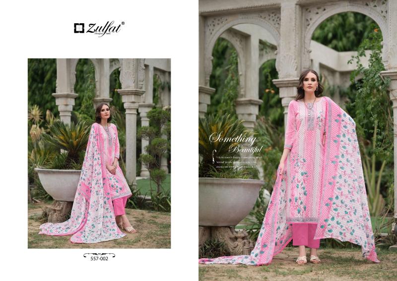 Zulfat Nazrana Vol 3 Cotton Designer Dress Material Wholesale catalog