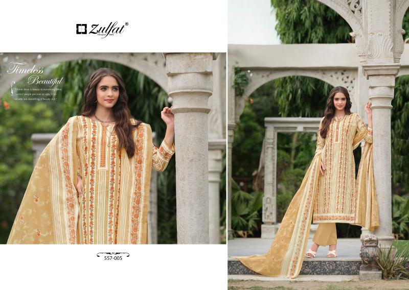 Zulfat Nazrana Vol 3 Cotton Designer Dress Material Wholesale catalog