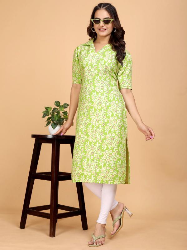 9Star Prisha Jam Cotton Digital Printed Fancy Kurti wholesale catalog