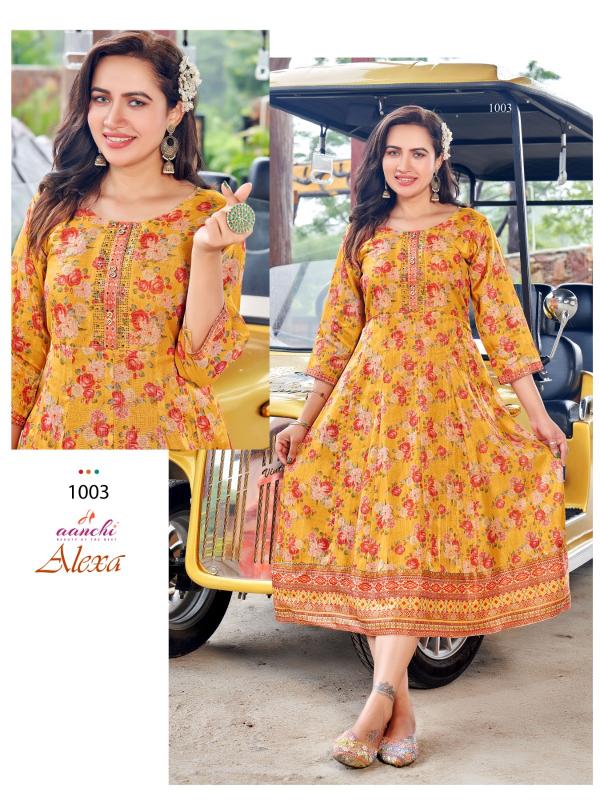 Aanchi ALEXA Kurti Wholesale catalog