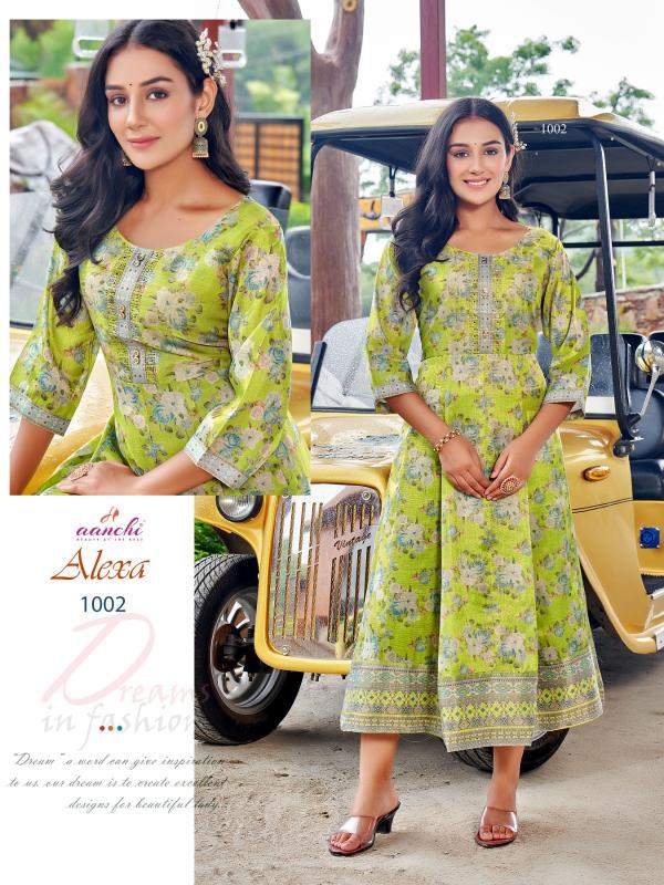 Aanchi ALEXA Kurti Wholesale catalog