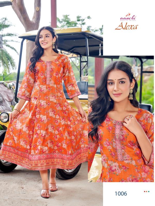 Aanchi ALEXA Kurti Wholesale catalog