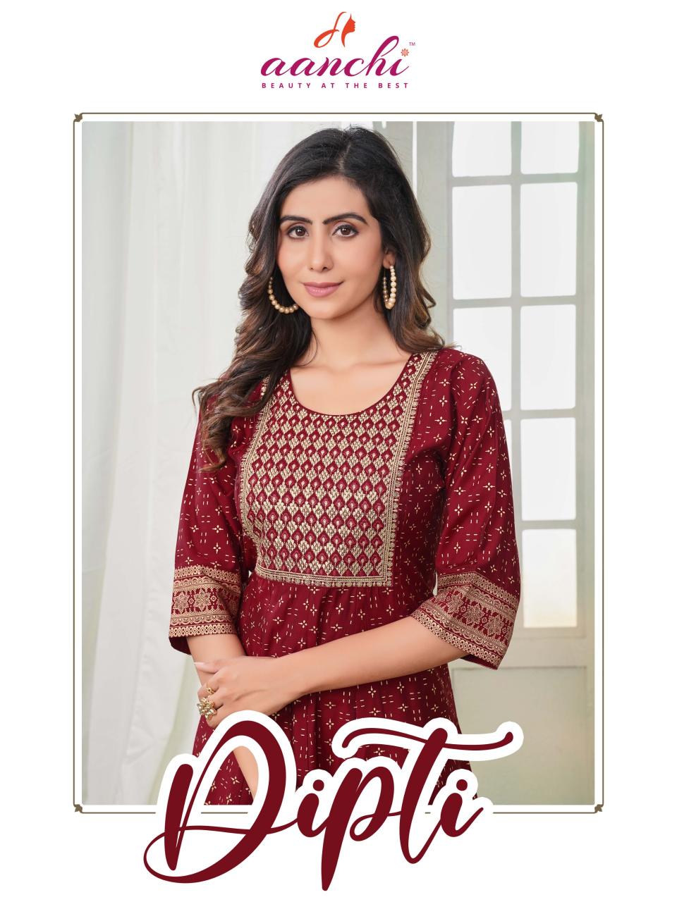 Aanchi DIPTI KURTI Wholesale catalog