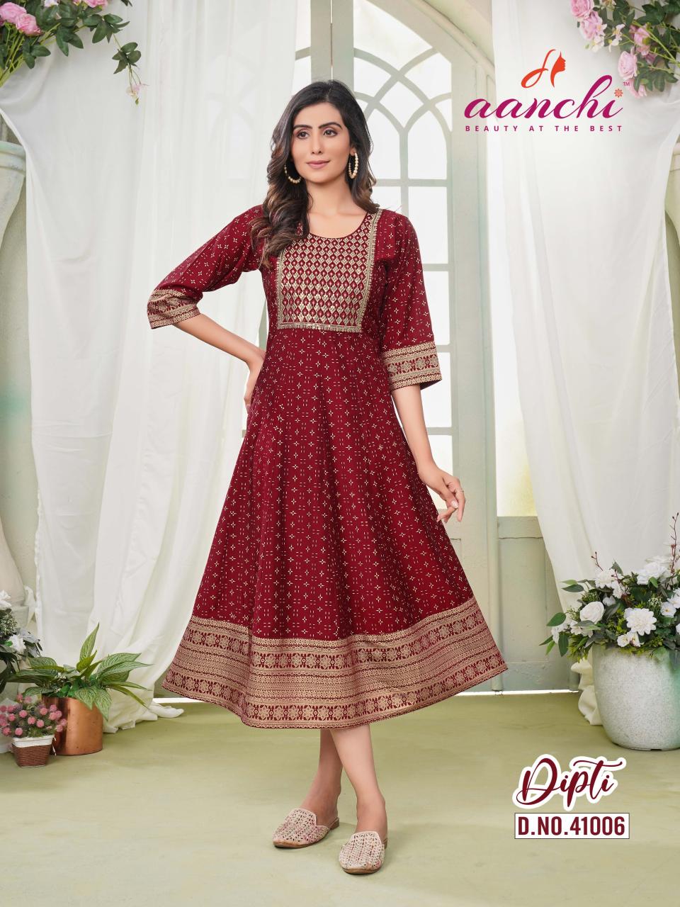 Aanchi DIPTI KURTI Wholesale catalog