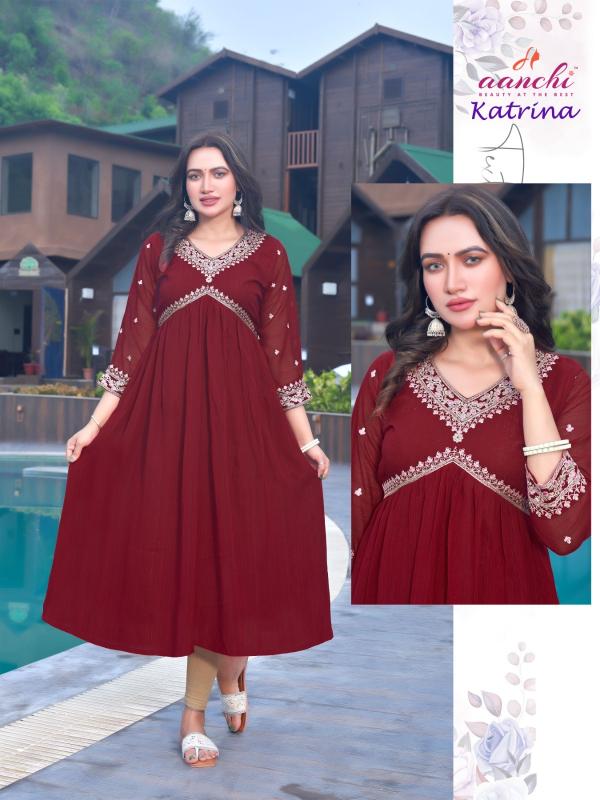 Aanchi KATRINA Kurti Wholesale catalog