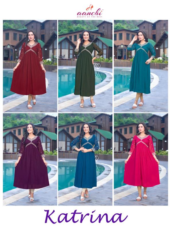 Aanchi KATRINA Kurti Wholesale catalog