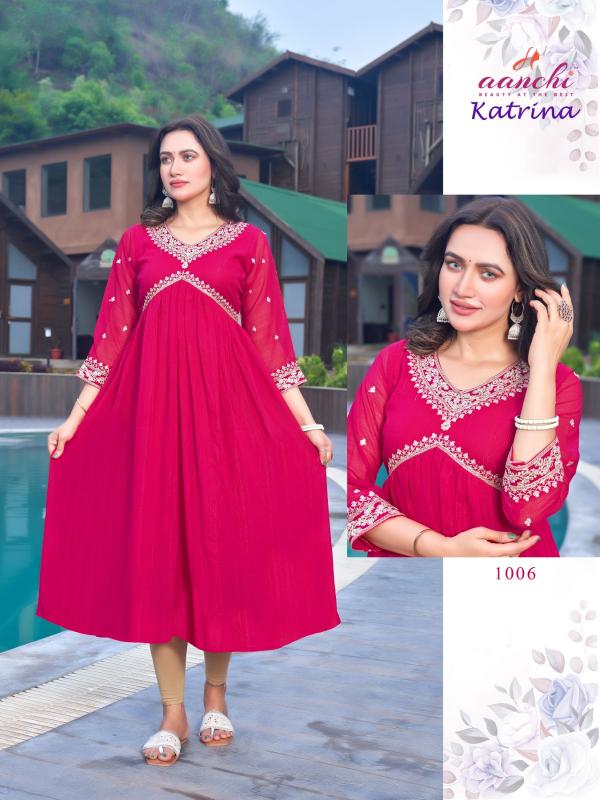 Aanchi KATRINA Kurti Wholesale catalog