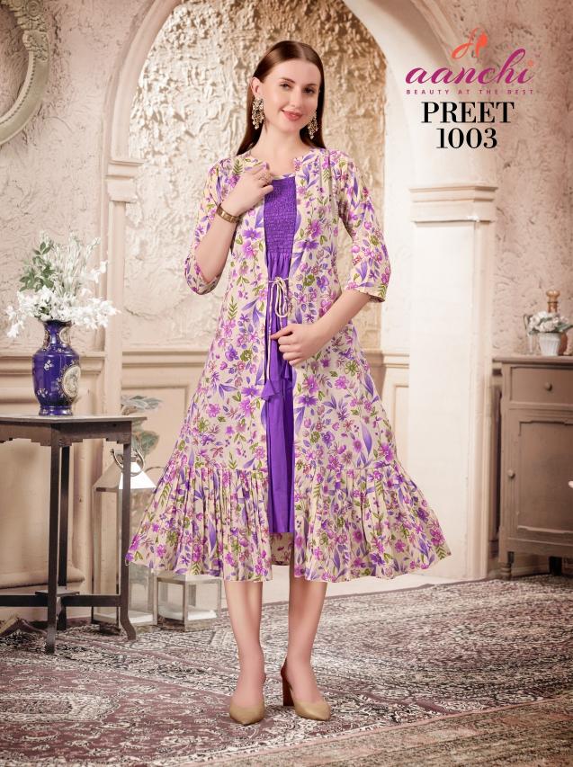 Aanchi PREET Kurti Wholesale catalog