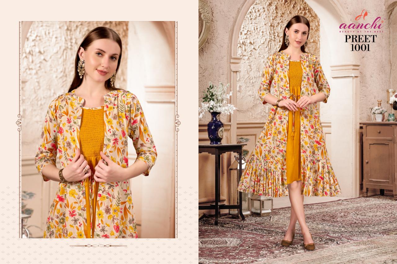 Aanchi PREET Kurti Wholesale catalog