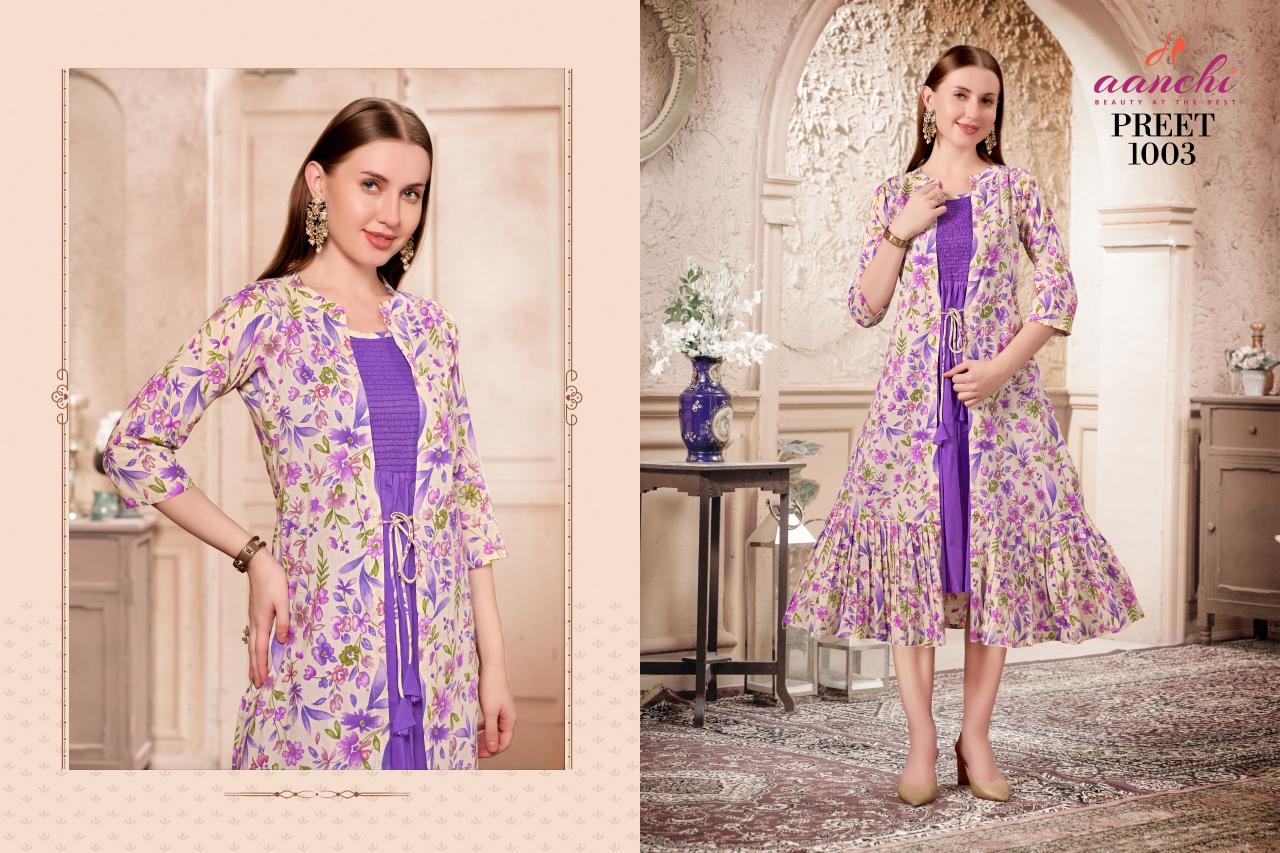 Aanchi PREET Kurti Wholesale catalog