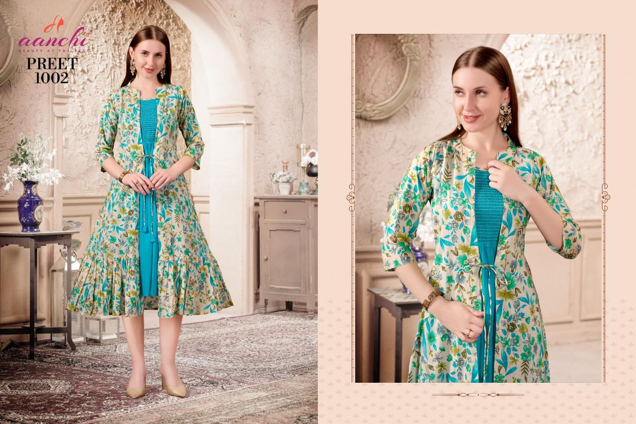 Aanchi PREET Kurti Wholesale catalog