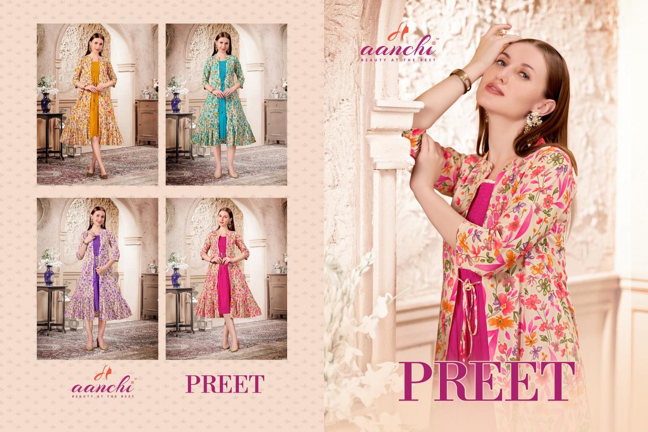 Aanchi PREET Kurti Wholesale catalog