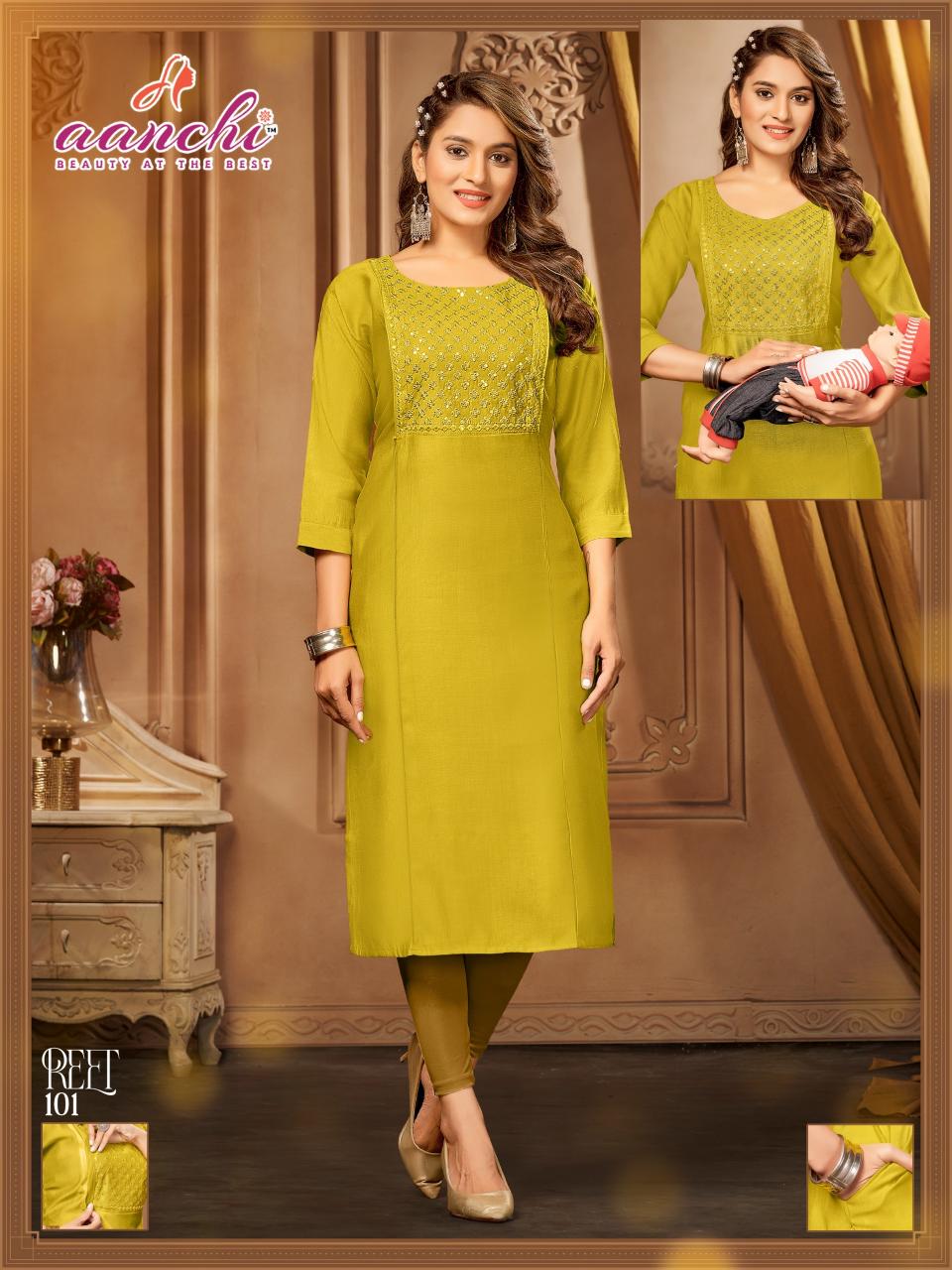 Aanchi REET KURTI wholesale catalog