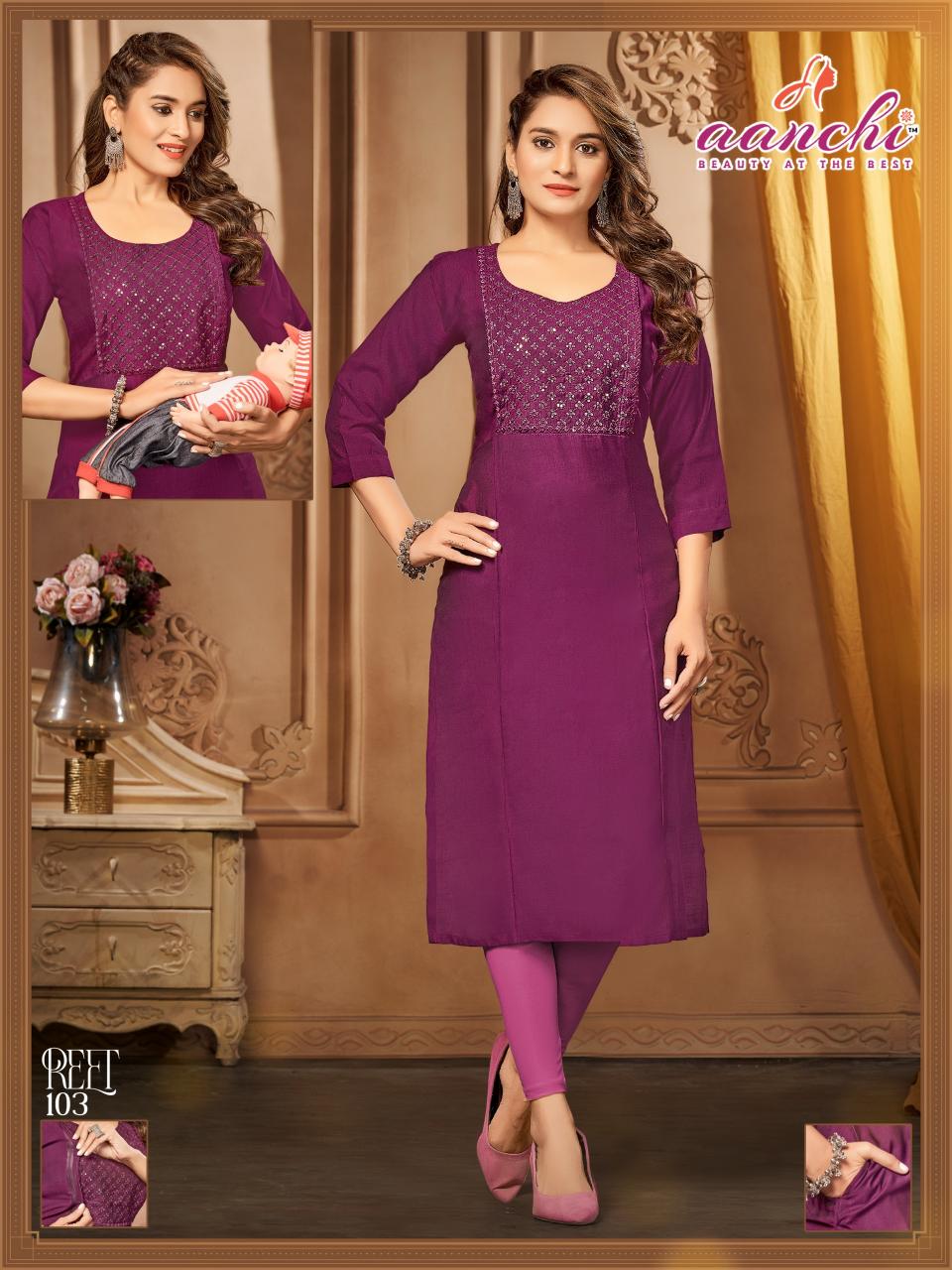 Aanchi REET KURTI wholesale catalog