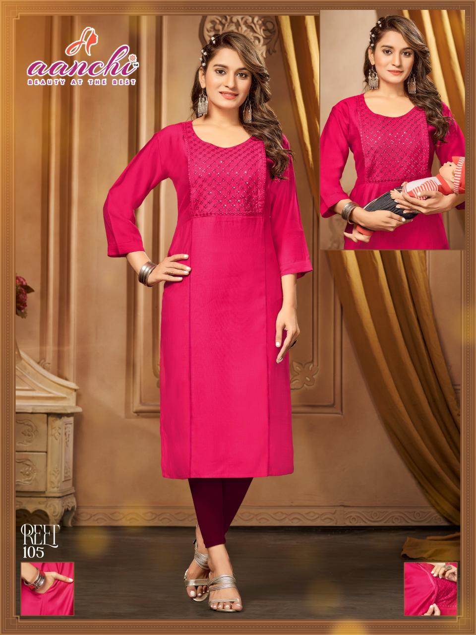 Aanchi REET KURTI wholesale catalog