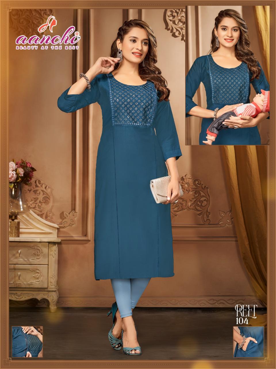 Aanchi REET KURTI wholesale catalog