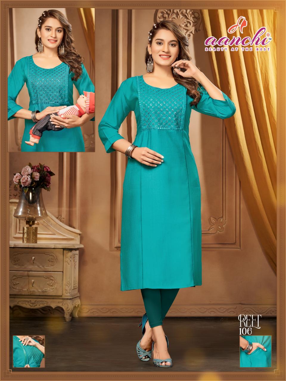 Aanchi REET KURTI wholesale catalog