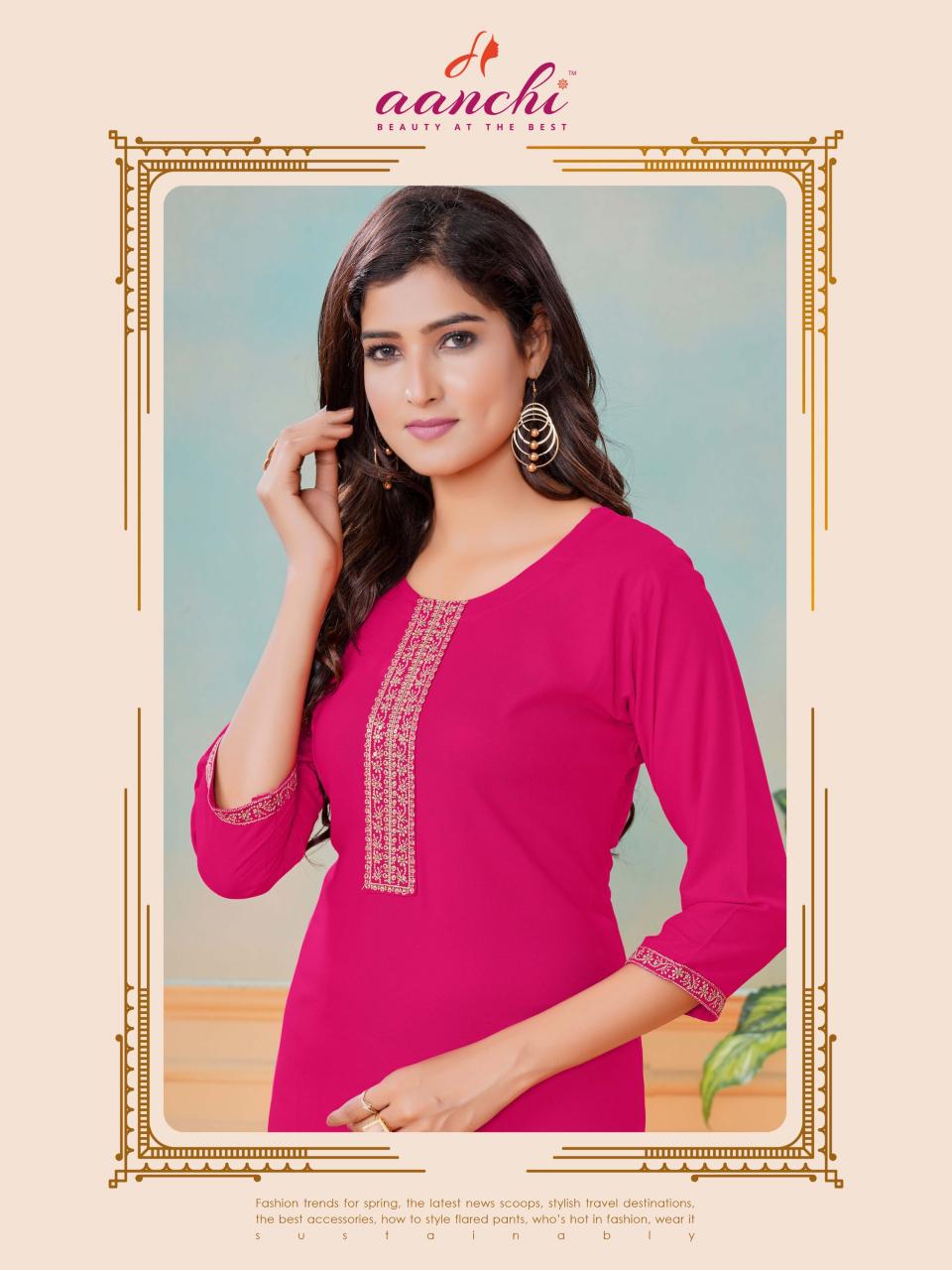 Aanchi SABA KURTI Wholesale catalog