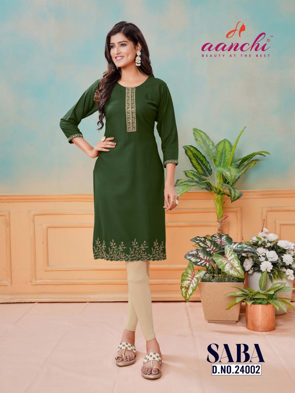 Aanchi SABA KURTI Wholesale catalog