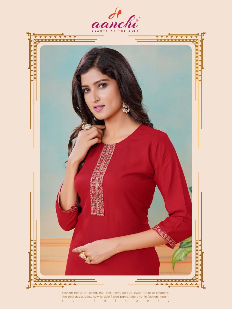 Aanchi SABA KURTI Wholesale catalog