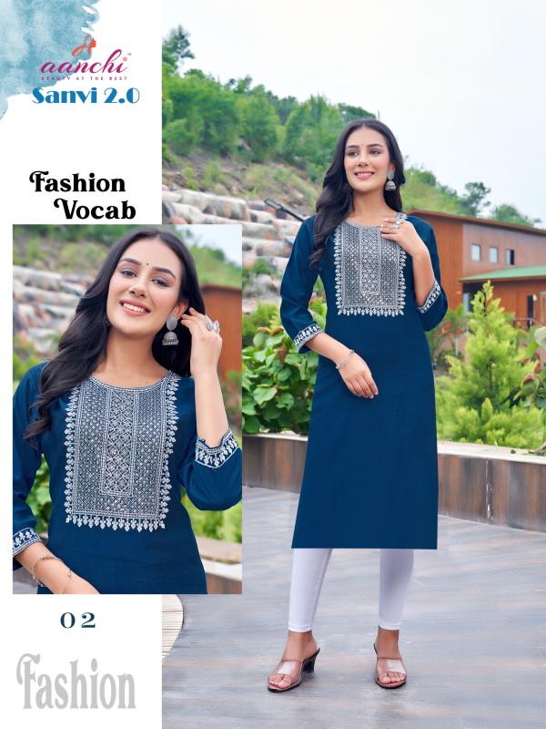 Aanchi SANVI-2.0 Kurti Wholesale catalog