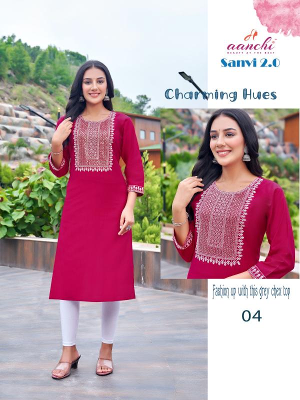 Aanchi SANVI-2.0 Kurti Wholesale catalog