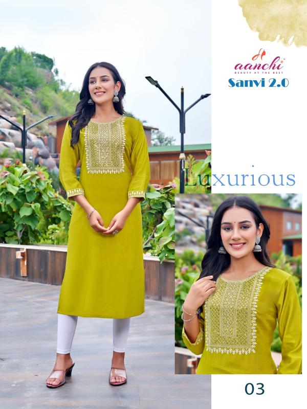 Aanchi SANVI-2.0 Kurti Wholesale catalog