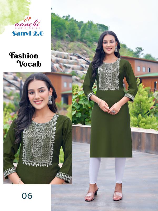 Aanchi SANVI-2.0 Kurti Wholesale catalog