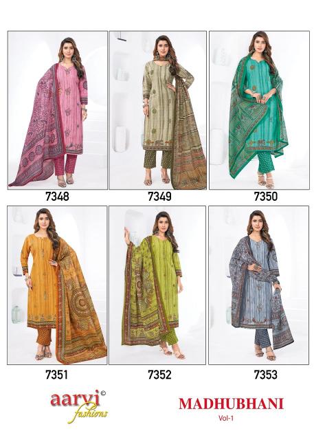 Aarvi Madhubhani Vol-1 – Kurti Pant With Dupatta - Wholesale Catalog