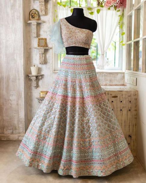 Af 2514 Designer Organza Lehenga Choli online wholesale catalog