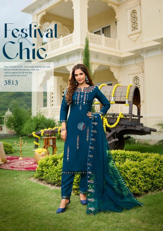 Af Tyohaar Vol 2 Viscose Kurti wholesale catalog