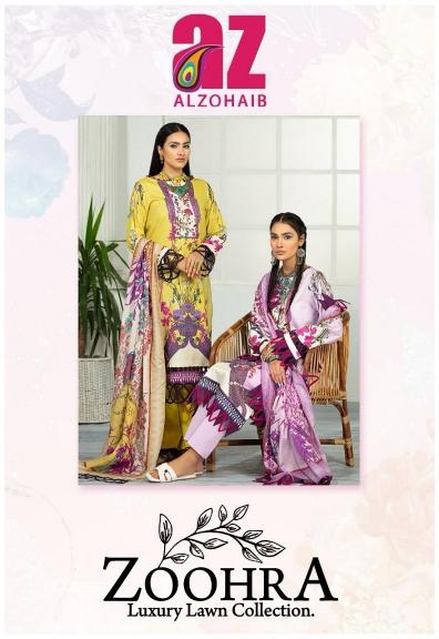 Alzohaib Zoohra Vol-1- Kurti Pant With Dupatta - Wholesale Catalog