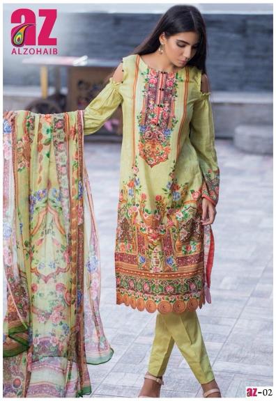 Alzohaib Zoohra Vol-1- Kurti Pant With Dupatta - Wholesale Catalog