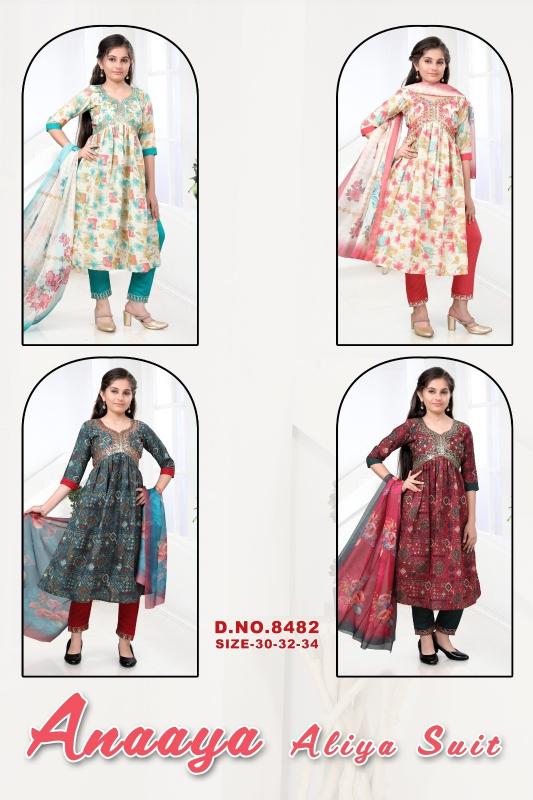 Anaaya Aliya Suit 8482 Modal Printed kurti Kids Wear wholesale catalog