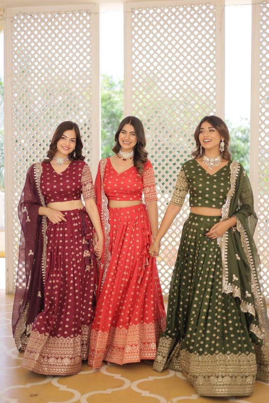 Anamika Vol 73 Viscose Jacquard Designer Lehenga Choli wholesale catalog