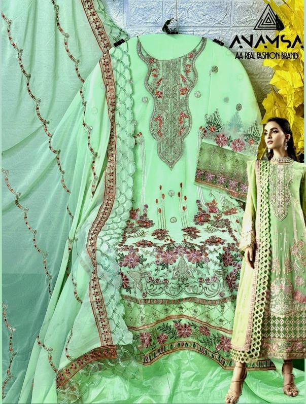 Anamsa 256 Georgette Salwar Kameez Wholesale catalog