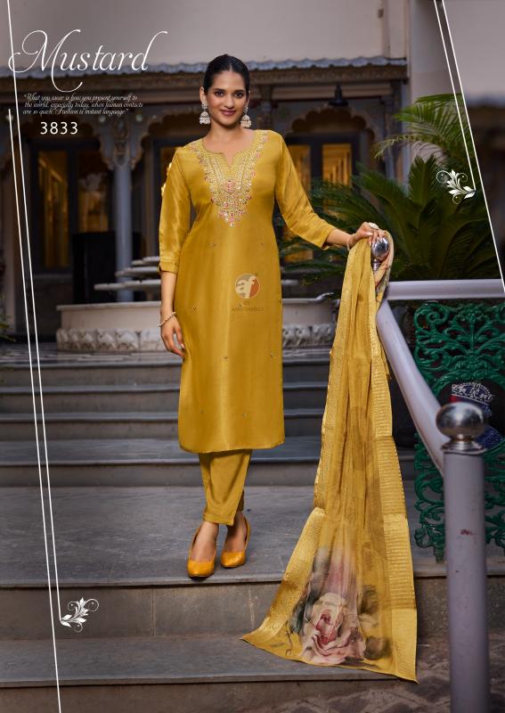 Anju Fabrics Silk Affair vol - 4 Kurti Wholesale catalog