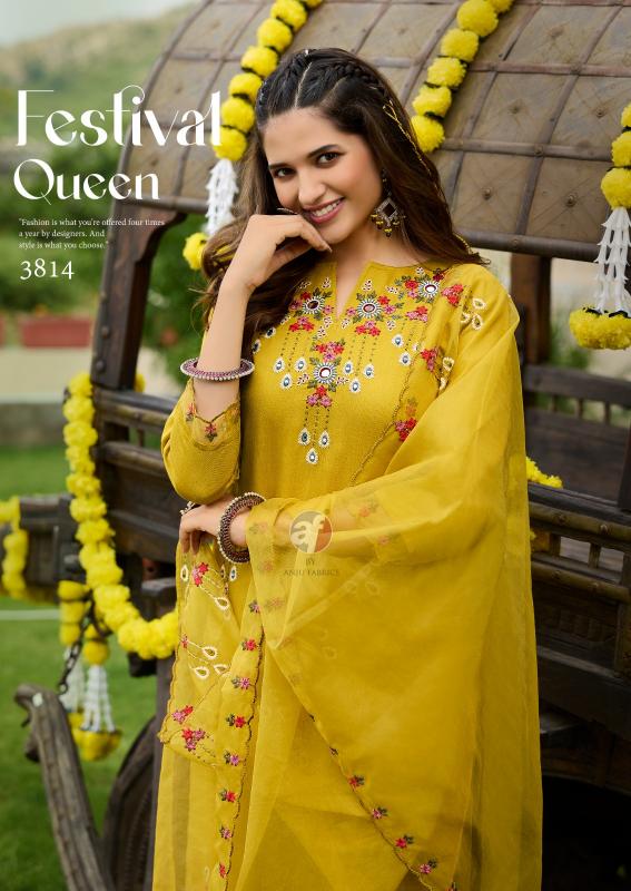 ANJU FABRICS Tyohaar vol -2 Kurti Wholesale catalog