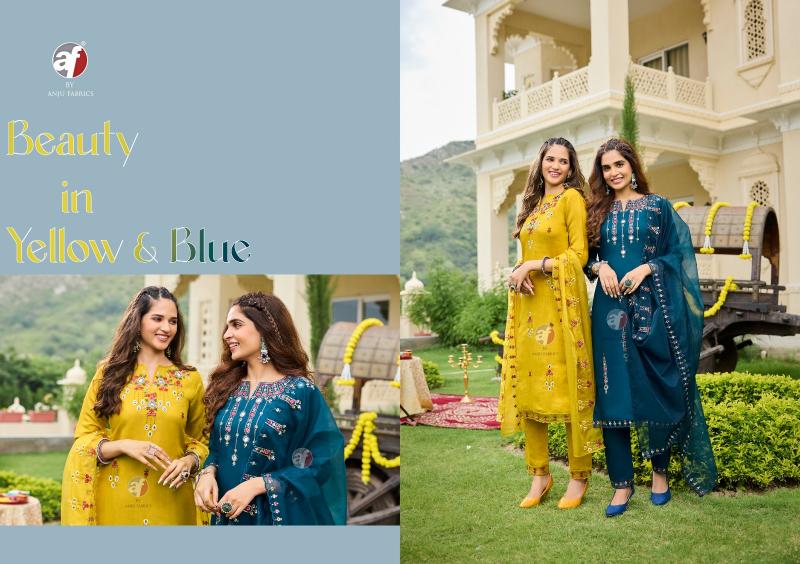 ANJU FABRICS Tyohaar vol -2 Kurti Wholesale catalog