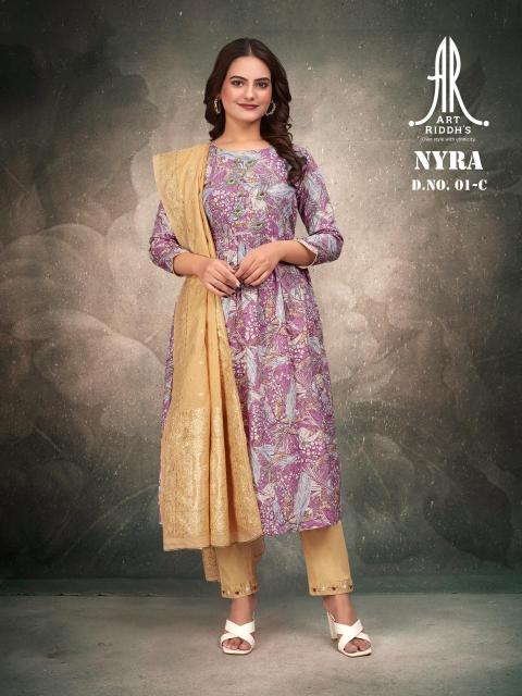 Artriddhs 01C nayra cut kurti wholesale catalog